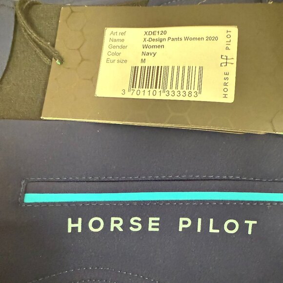 NWT Horse Pilot Navy Equestrian Breeches - Size M - Picture 3 of 5